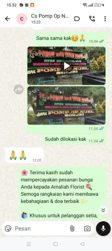 Testimonial Papan Bunga banjarbaru
