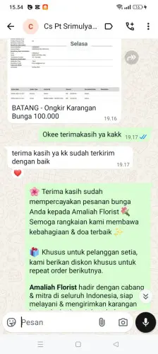 Testimonial Papan Bunga banjarbaru