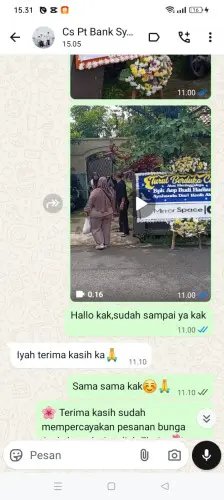 Testimonial Papan Bunga banjarbaru